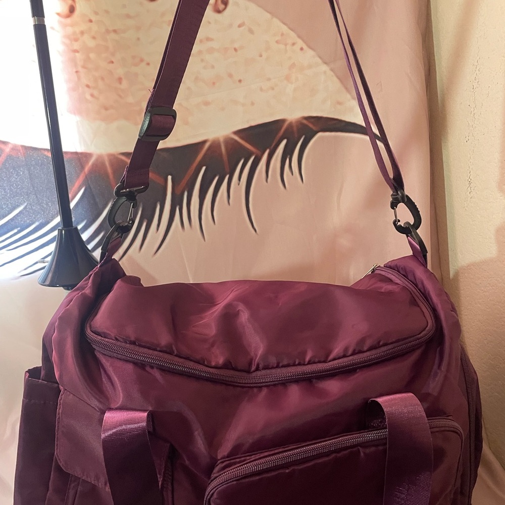 Purple Travel Duffel Bag - Picture 10 of 11